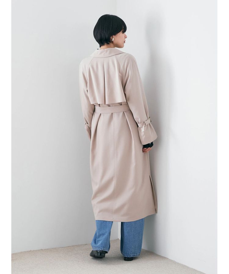 YECCA VECCA「ロングトレンチコート」|トレンチコート|