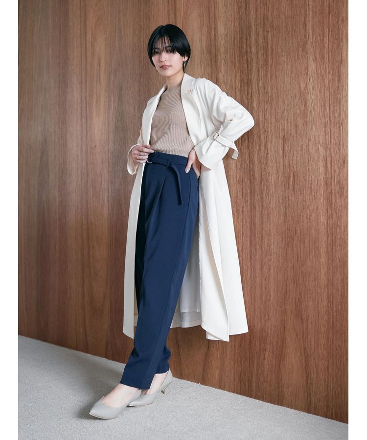 YECCA VECCA「ロングトレンチコート」|トレンチコート|