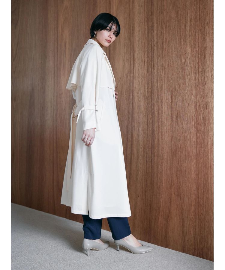 YECCA VECCA「ロングトレンチコート」|トレンチコート|