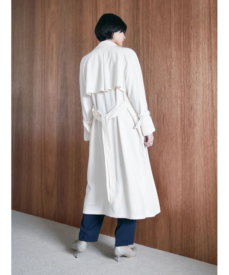 YECCA VECCA「ロングトレンチコート」|トレンチコート|