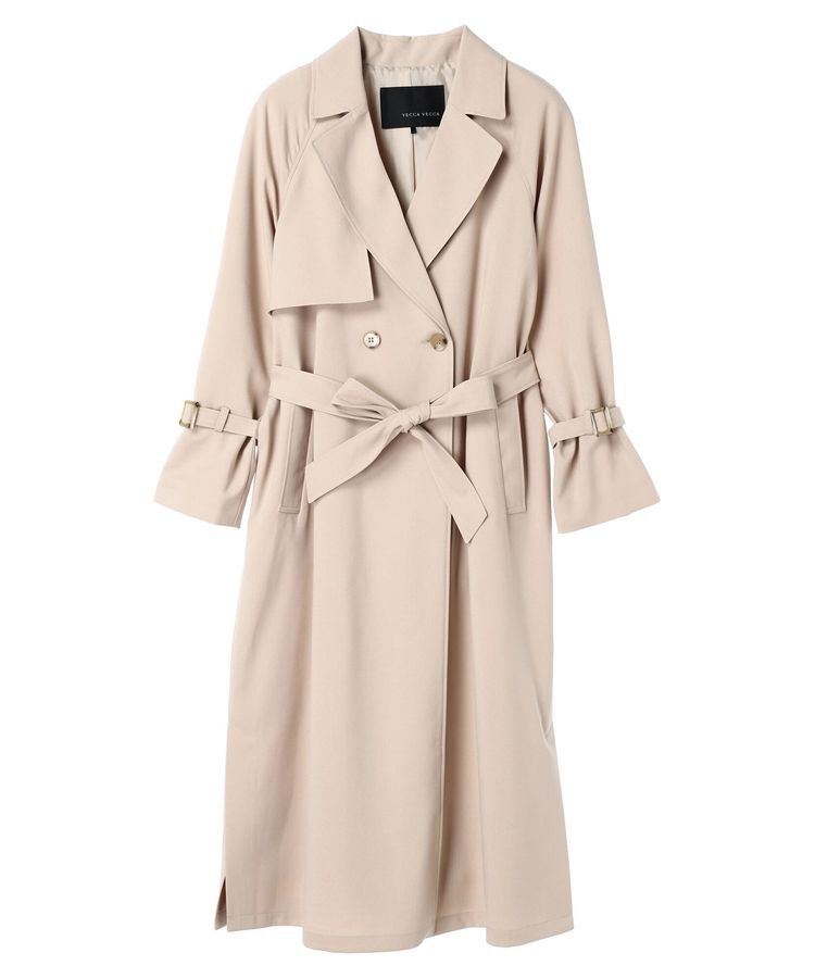 YECCA VECCA「ロングトレンチコート」|トレンチコート|