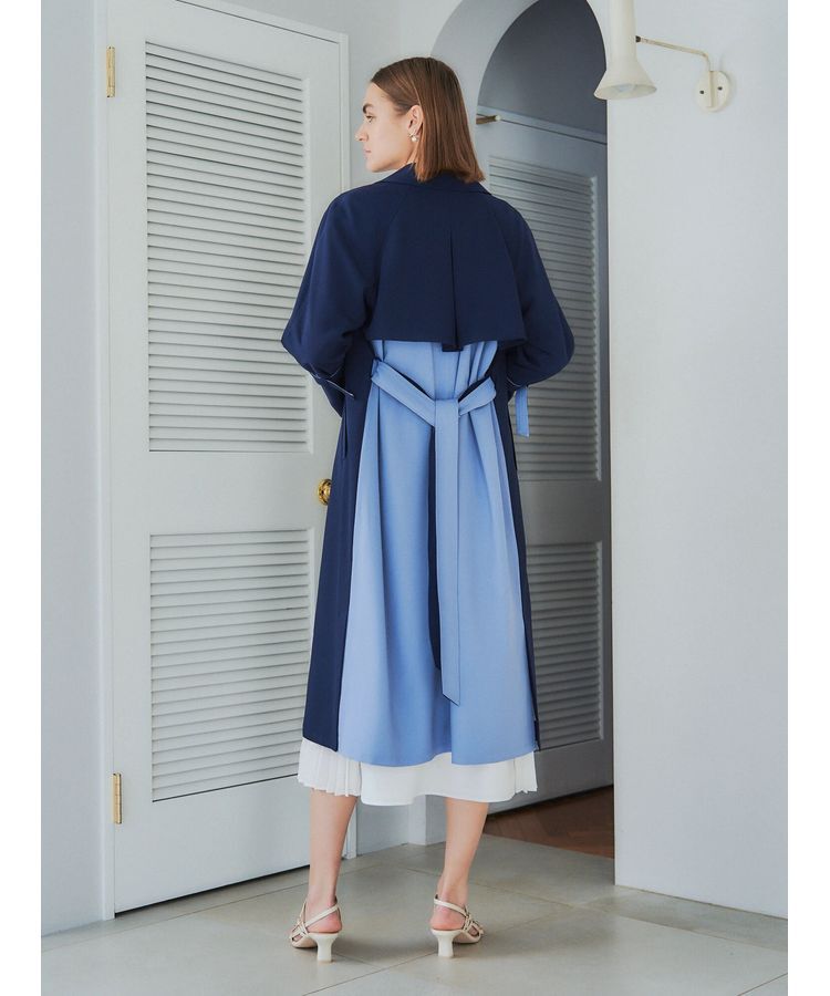 YECCA VECCA「ロングトレンチコート」|トレンチコート|