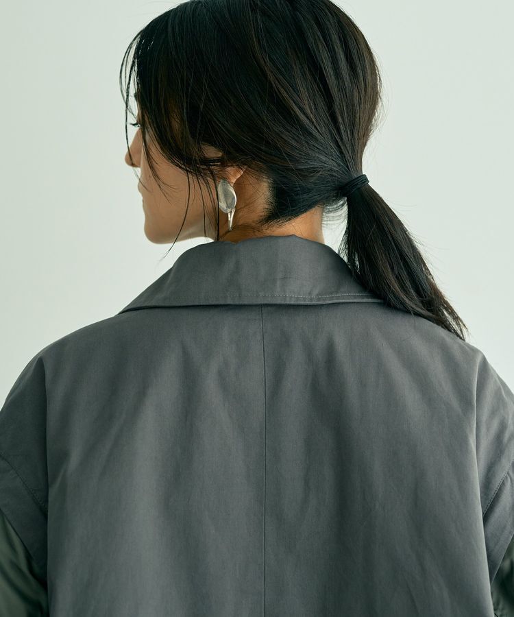 YECCA VECCA「2wayミドル丈MA-1風コート」|ブルゾン・スタジャン|