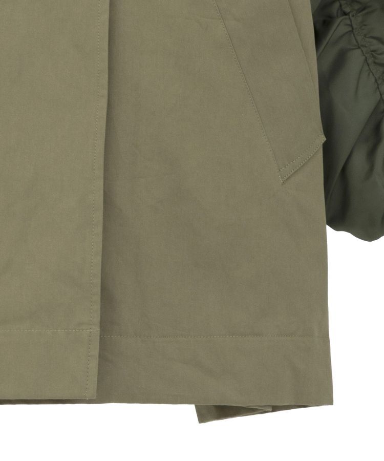 YECCA VECCA「2wayミドル丈MA-1風コート」|ブルゾン・スタジャン|