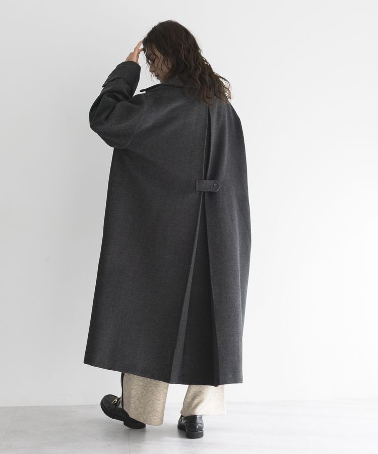 GARAGE OF GOOD CLOTHING「無地ウール混スタンドカラーロングコート」|その他|