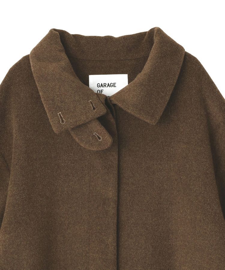 GARAGE OF GOOD CLOTHING「無地ウール混スタンドカラーロングコート」|その他|