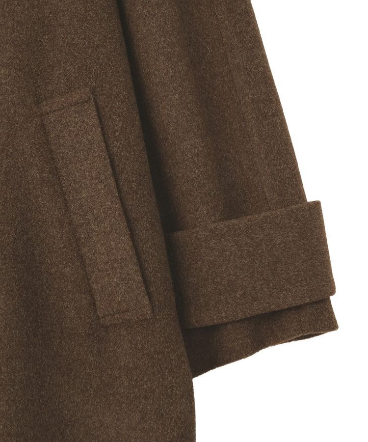 GARAGE OF GOOD CLOTHING「無地ウール混スタンドカラーロングコート」|その他|