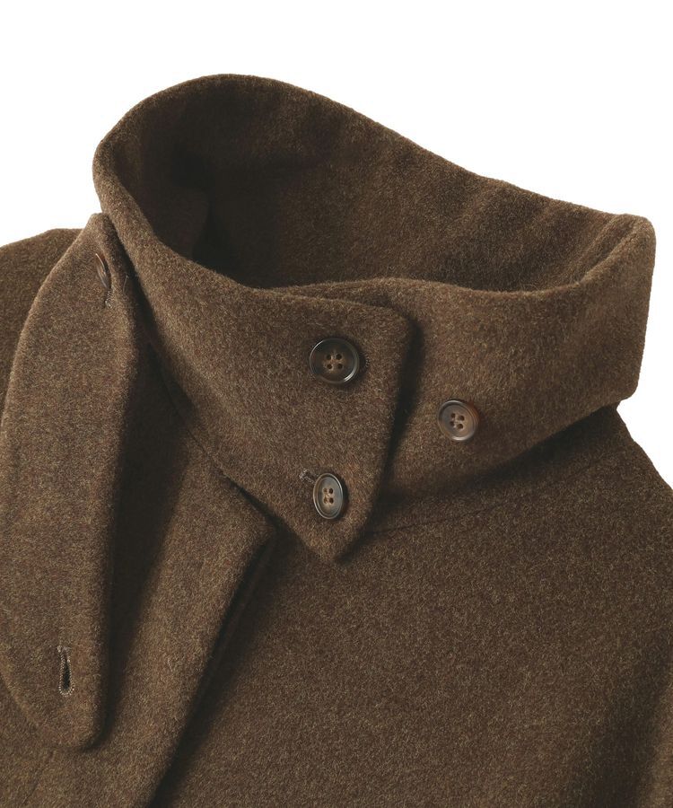 GARAGE OF GOOD CLOTHING「無地ウール混スタンドカラーロングコート」|その他|