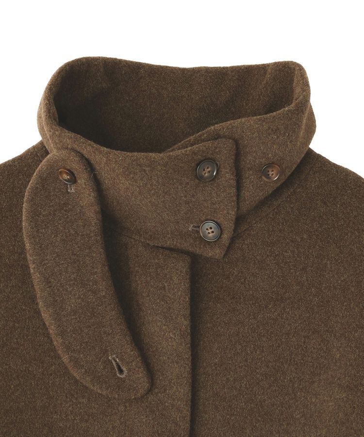 GARAGE OF GOOD CLOTHING「無地ウール混スタンドカラーロングコート」|その他|