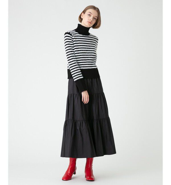 LOULOU WILLOUGHBY「【LOULOU WILLOUGHBY】タフタティアードスカート」|スカート|