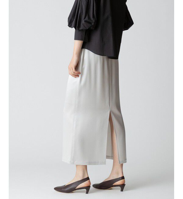 allureville「サテンイージースカート」|スカート|