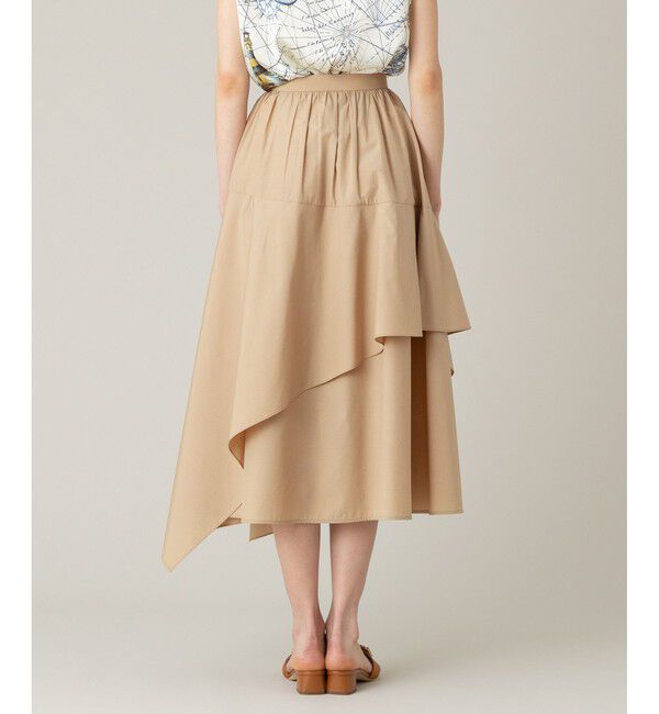 LOULOU WILLOUGHBY「【LOULOU WILLOUGHBY】イレギュラーラッフルスカート」|フレア|