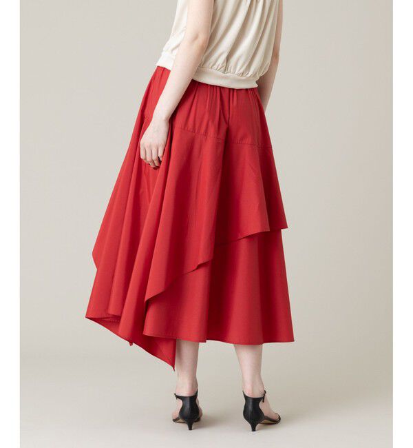 LOULOU WILLOUGHBY「【LOULOU WILLOUGHBY】イレギュラーラッフルスカート」|フレア|