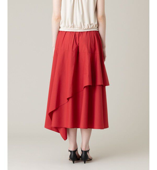 LOULOU WILLOUGHBY「【LOULOU WILLOUGHBY】イレギュラーラッフルスカート」|フレア|