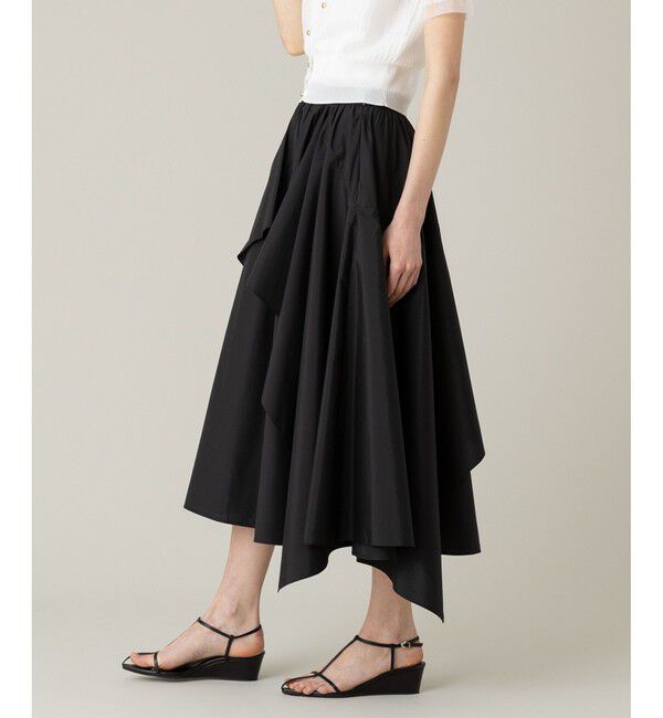 LOULOU WILLOUGHBY「【LOULOU WILLOUGHBY】イレギュラーラッフルスカート」|フレア|