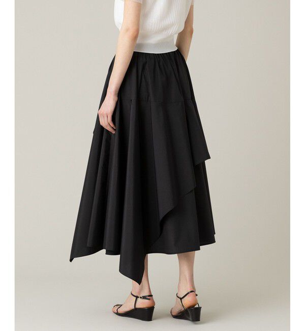 LOULOU WILLOUGHBY「【LOULOU WILLOUGHBY】イレギュラーラッフルスカート」|フレア|