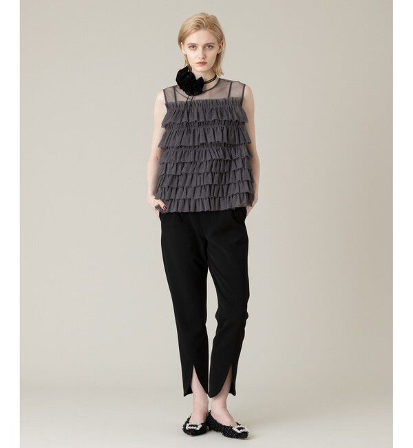 LOULOU WILLOUGHBY「【LOULOU WILLOUGHBY】チュールブラウス」|シャツ・ブラウス|