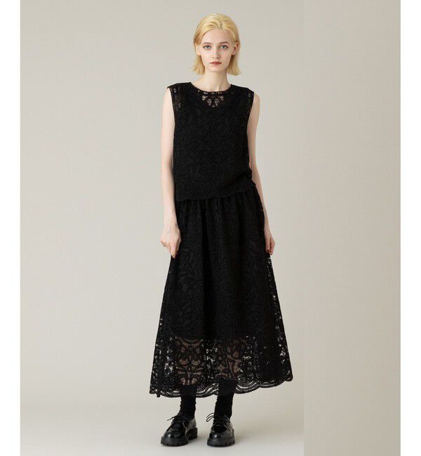 LOULOU WILLOUGHBY「【LOULOU WILLOUGHBY】モール刺繍スカート」|スカート|