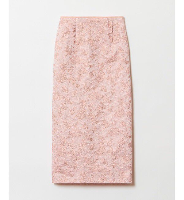 LOULOU WILLOUGHBY「【LOULOU WILLOUGHBY】ラメジャガードスカート」|タイト|