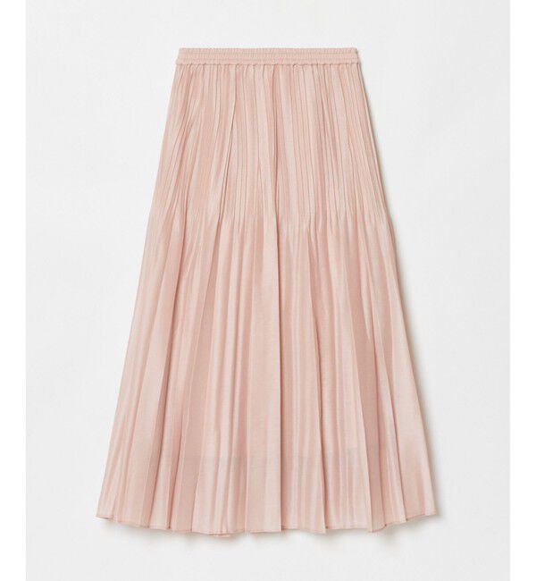 allureville「オーガンジーフェードプリーツスカート」|スカート|