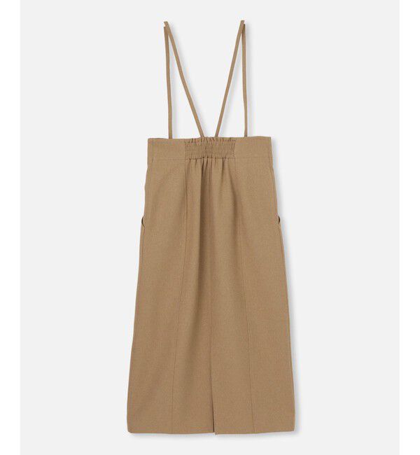 allureville「フロントジップサスペンダースカート」|ジャンパースカート|