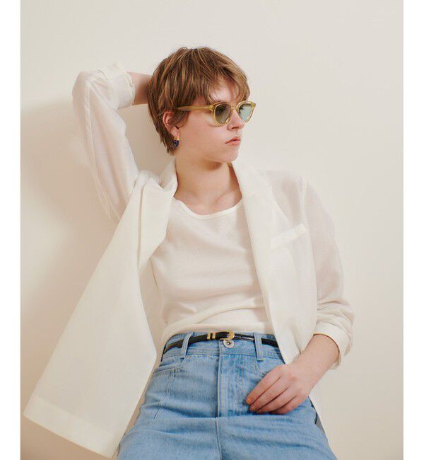 allureville「ライトオーガンジーシアージャケット」|テーラードジャケット|