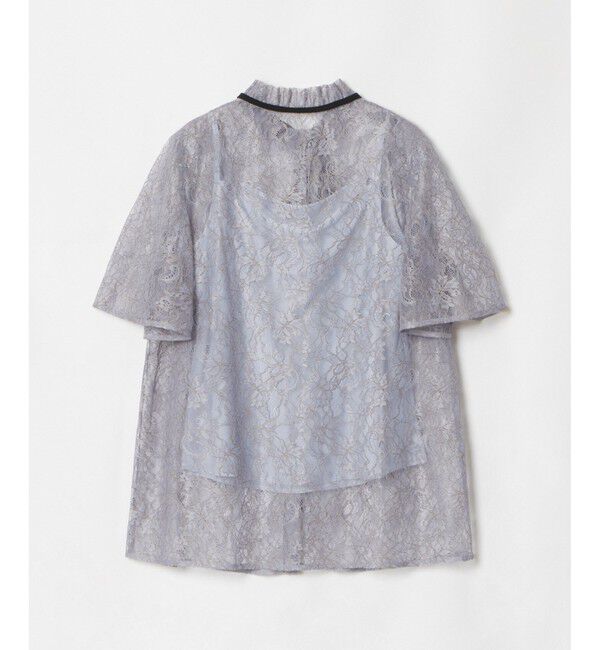 LOULOU WILLOUGHBY「【LOULOU WILLOUGHBY】レースリボンフレアスリーブブラウス」|シャツ・ブラウス|