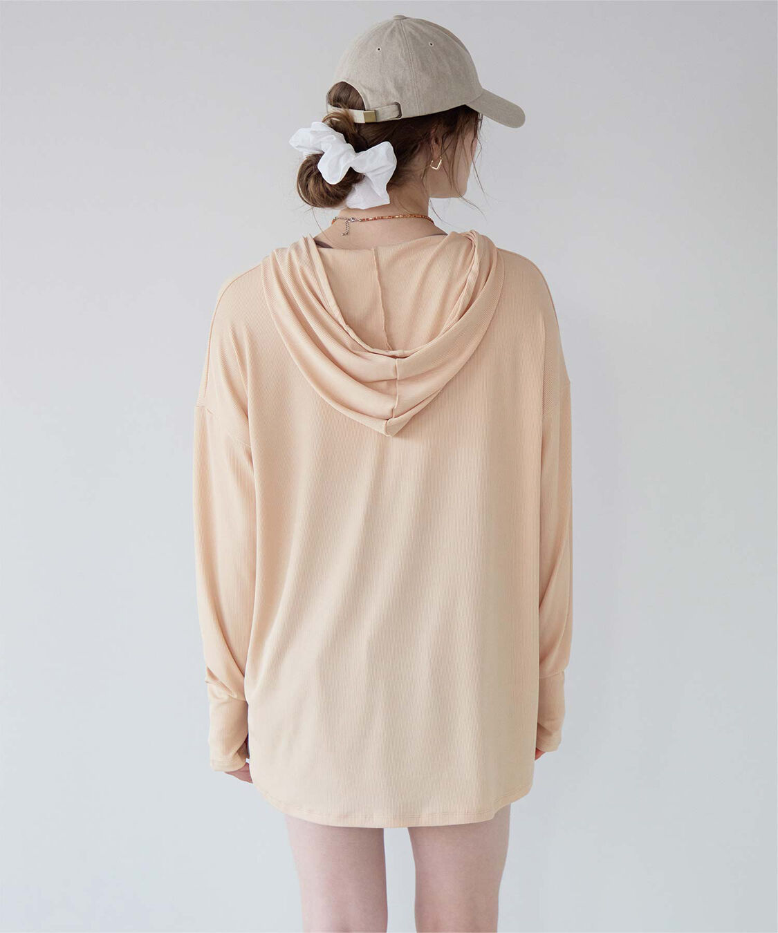 SEA DRESS「オーバーシルエットラッシュパーカープルオーバー」|ビキニトップス|