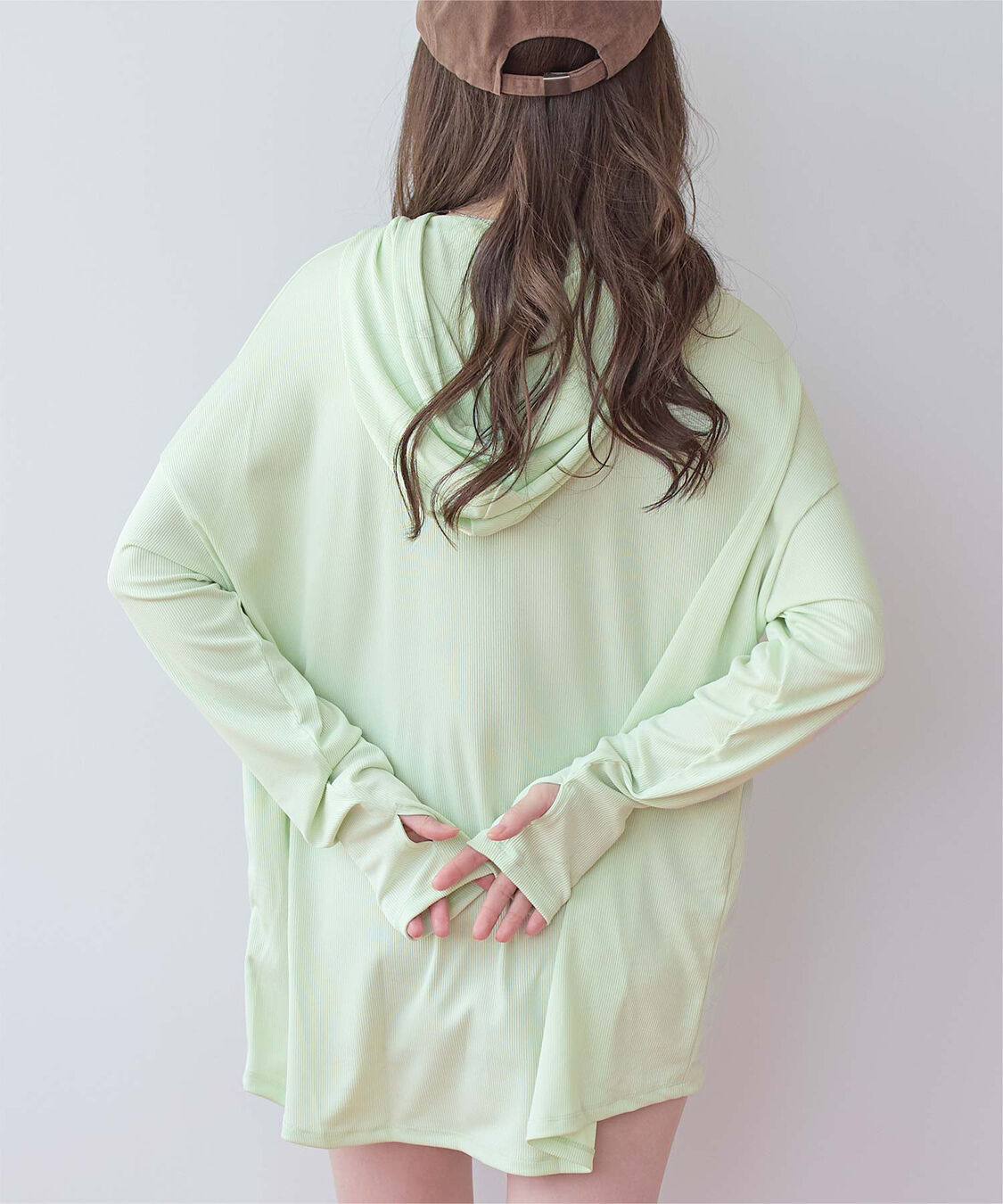 SEA DRESS「オーバーシルエットラッシュパーカープルオーバー」|ビキニトップス|