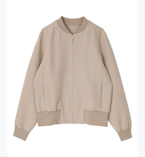 ur's「ベーシックMA-1ブルゾン」|ブルゾン・スタジャン|グレージュ