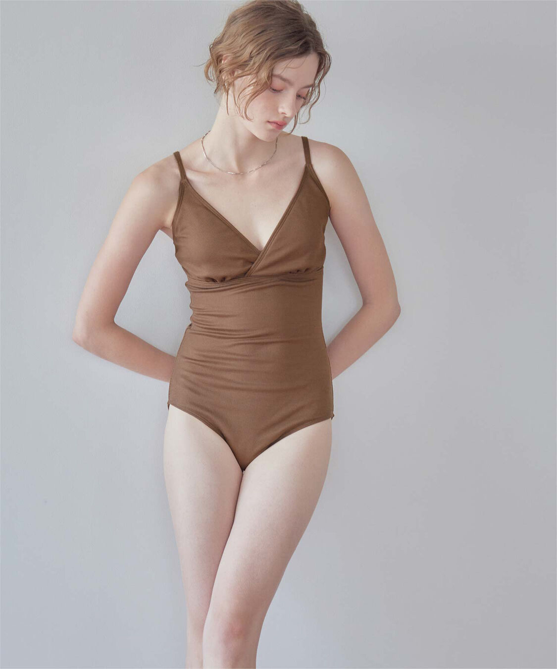 SEA DRESS「スカート付Vネックワンピース」|ビキニ|