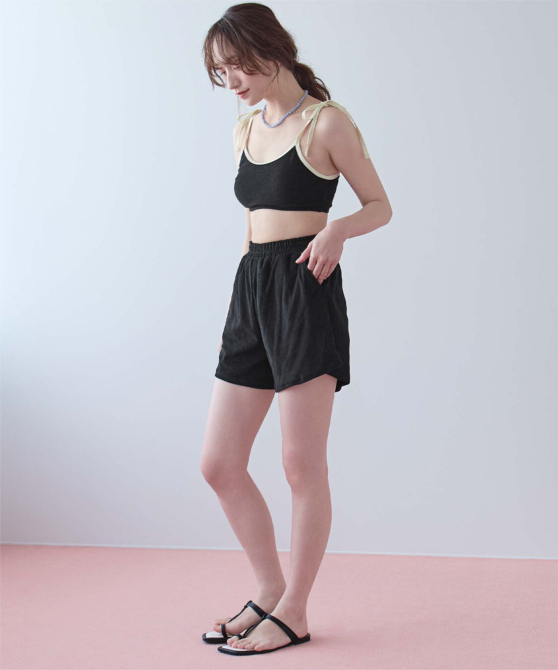 SEA DRESS「パイル素材ショートパンツ」|ショーツ|