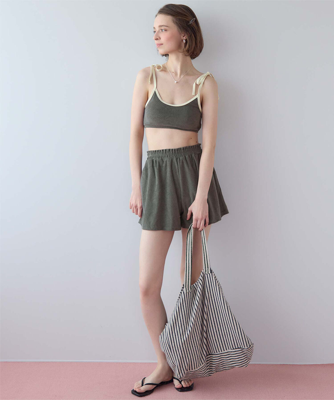 SEA DRESS「パイル素材ショートパンツ」|ショーツ|