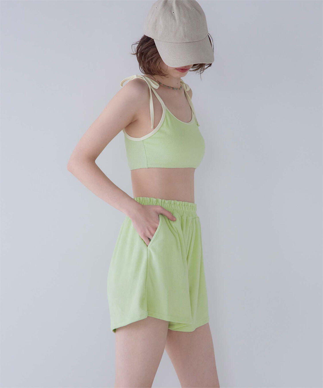 SEA DRESS「パイル素材ショートパンツ」|ショーツ|