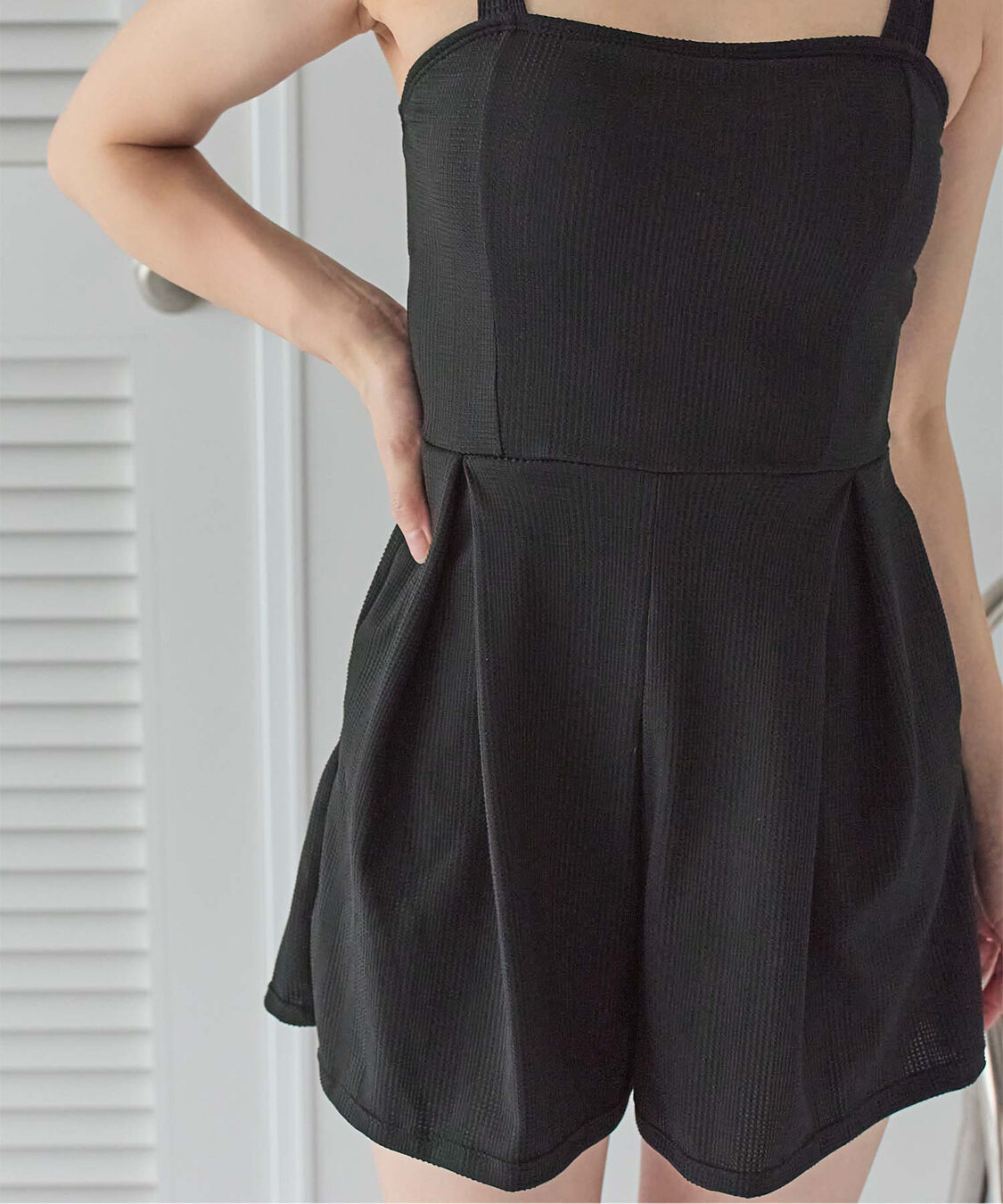 SEA DRESS「チェック素材ロンパース/ワンピース/セット水着」|コンビネゾン|