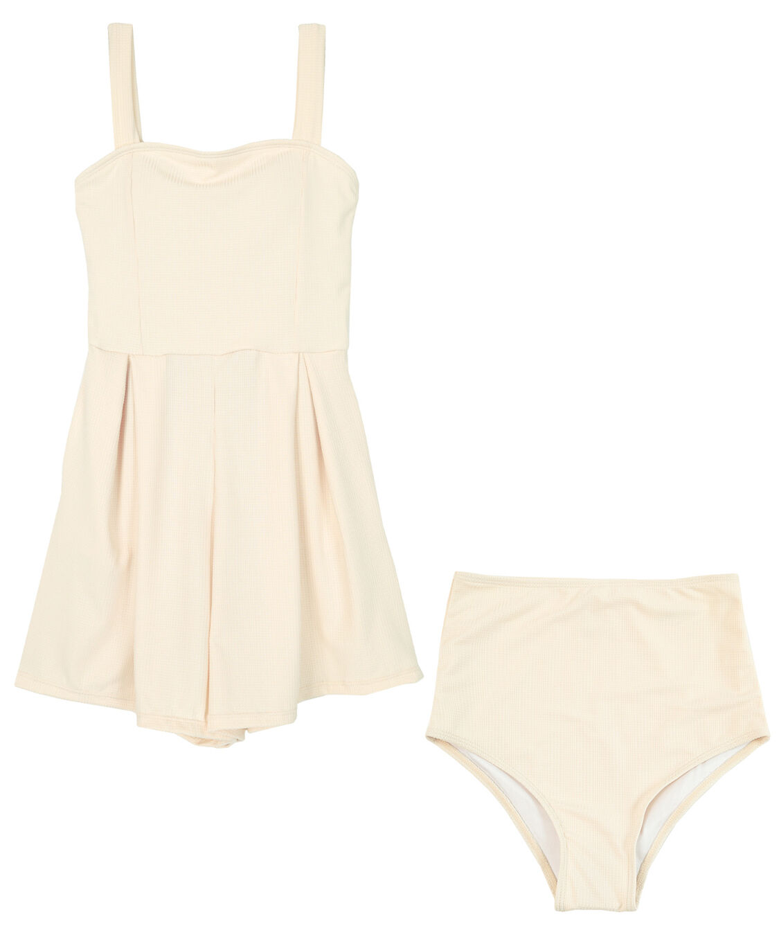 SEA DRESS「チェック素材ロンパース/ワンピース/セット水着」|コンビネゾン|