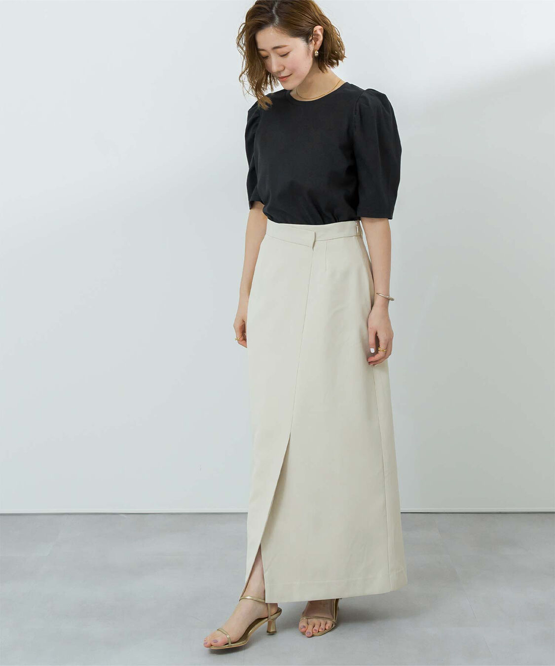 ur's「汗染み防止パフスリーブTシャツ」|Tシャツ・カットソー|