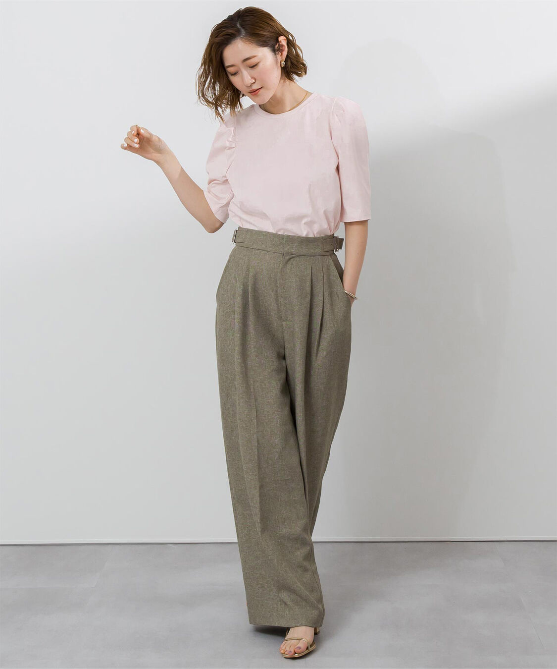 ur's「汗染み防止パフスリーブTシャツ」|Tシャツ・カットソー|