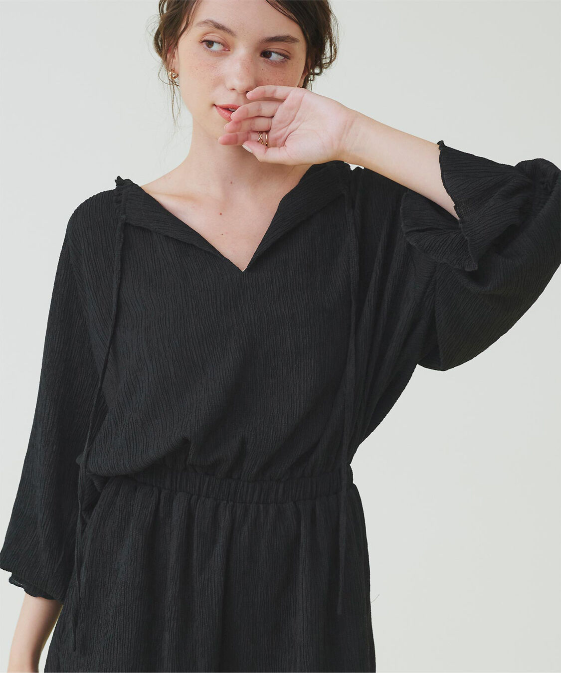 SEA DRESS「リラックス長袖オールインワン/ラッシュガード」|コンビネゾン|