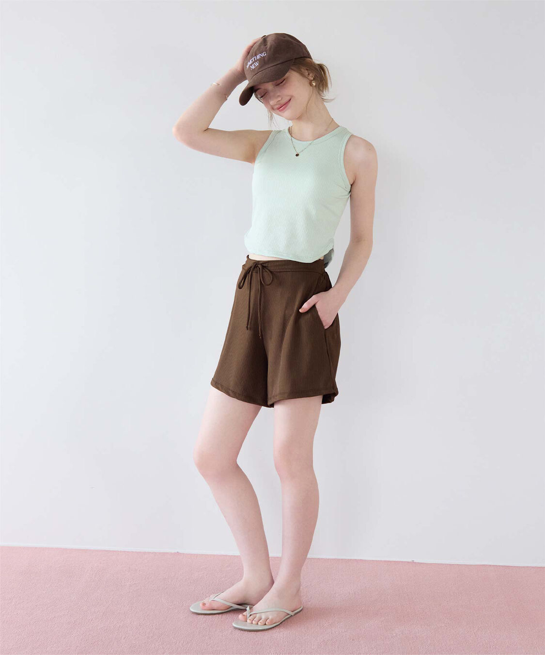 SEA DRESS「3点セット/ショートパンツ&times;タンクトップビキニ/水着」|ビキニ|