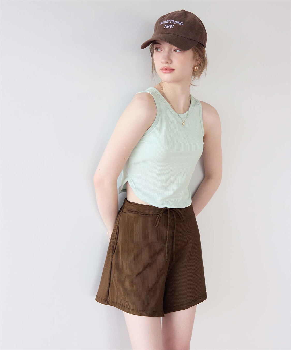 SEA DRESS「3点セット/ショートパンツ&times;タンクトップビキニ/水着」|ビキニ|