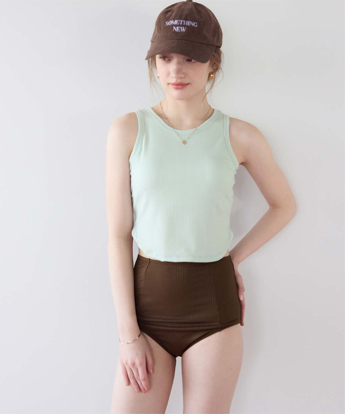 SEA DRESS「3点セット/ショートパンツ&times;タンクトップビキニ/水着」|ビキニ|