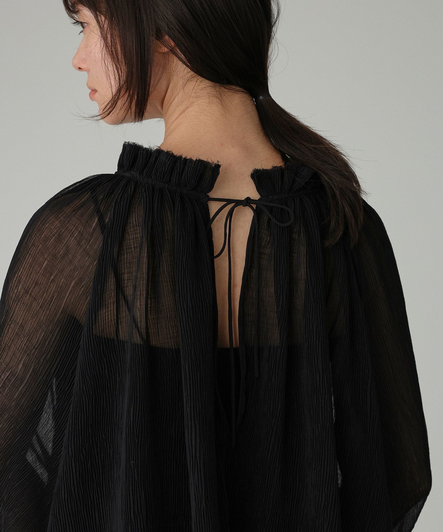 BABYLONE「2WAY楊柳ブラウス」|シャツ・ブラウス|