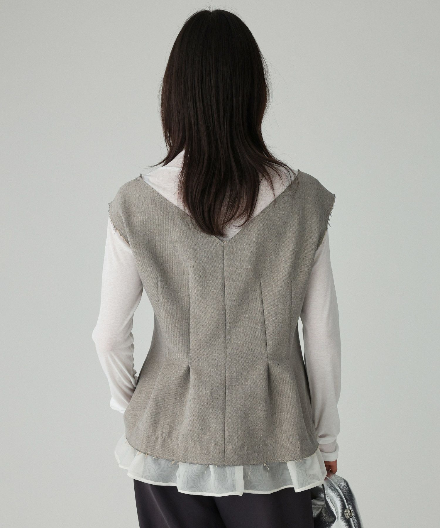 BABYLONE「ヘムレイヤードブラウス」|シャツ・ブラウス|