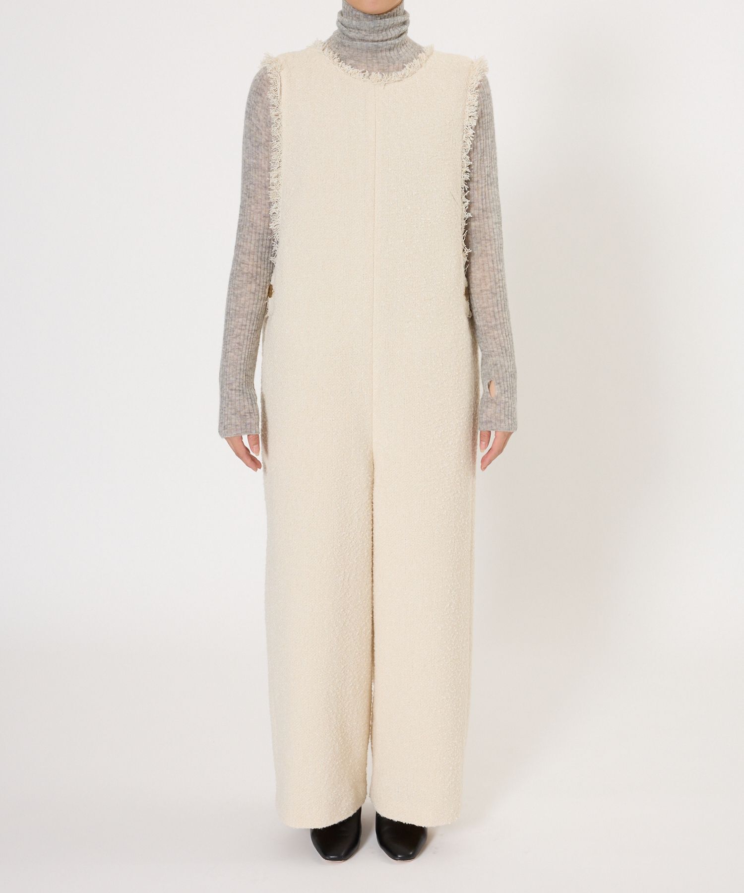 BABYLONE「ツイードフリンジオールインワン」|オールインワン|