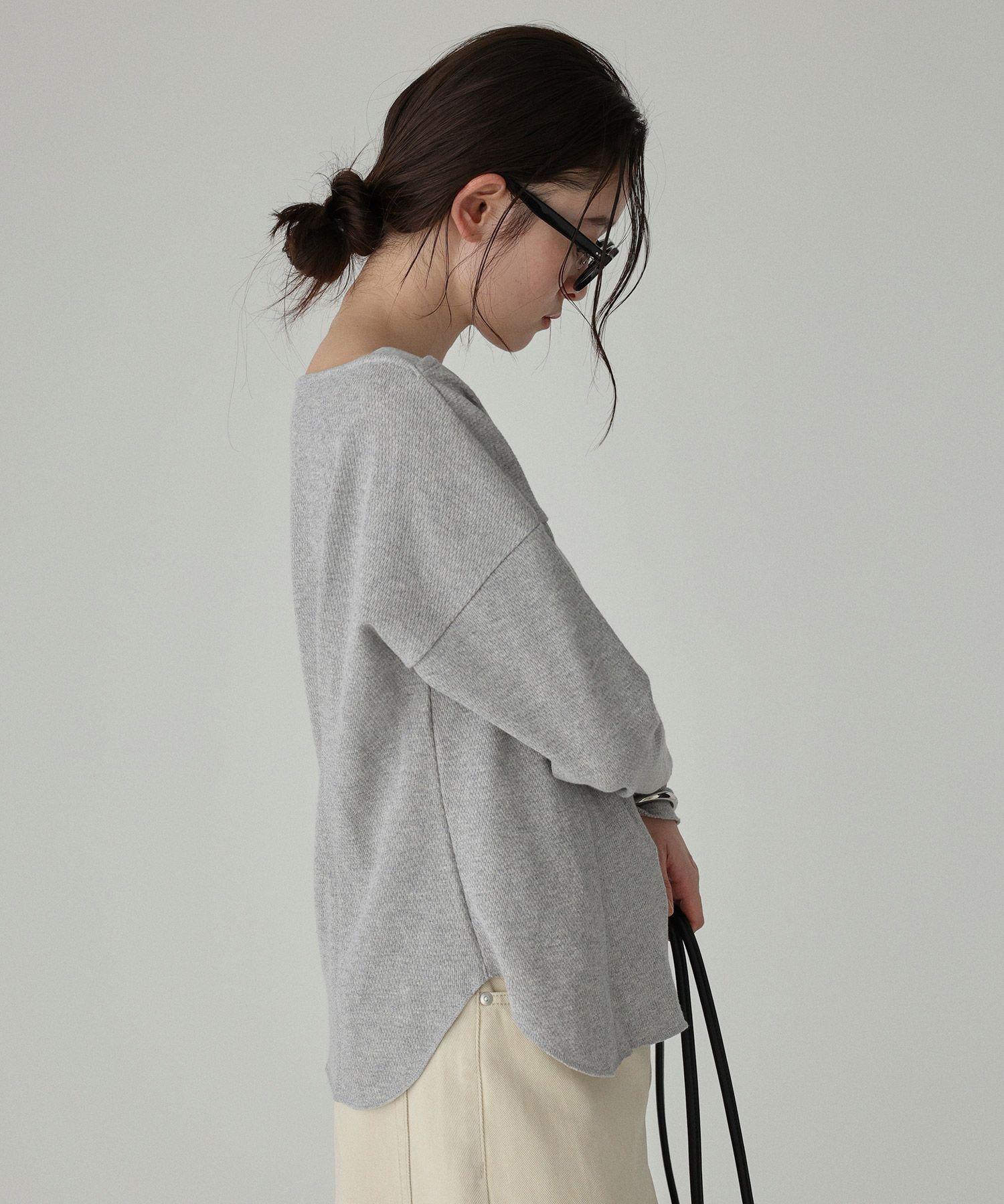 BABYLONE「コットンハニカムプルオーバー」|Tシャツ・カットソー|