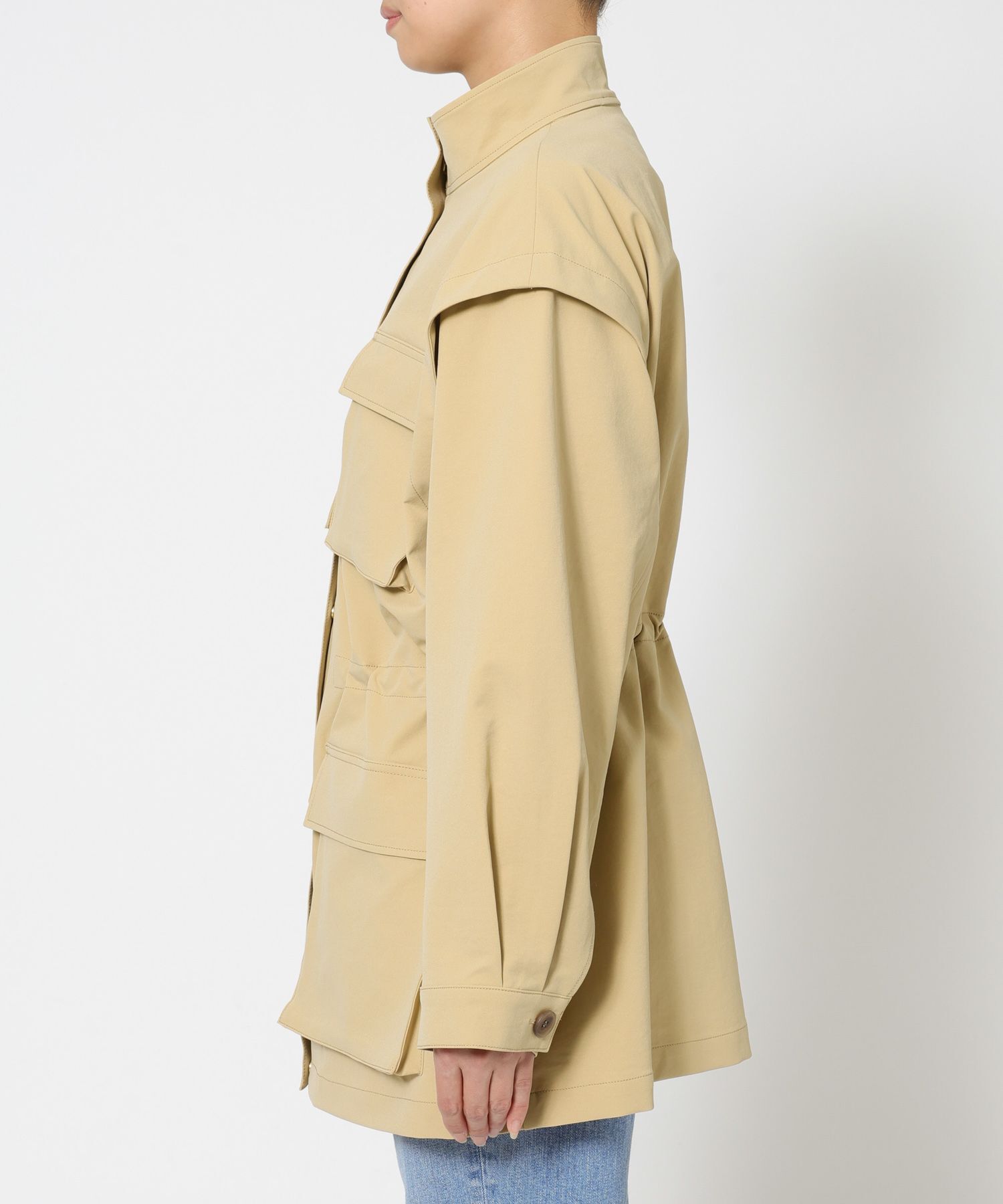 BABYLONE「【撥水・UVカット】ダブルクロスブルゾン」|ブルゾン・スタジャン|