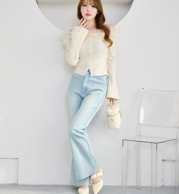  「ビジューバックルキルティングミュール」|その他|