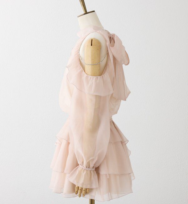  「肩ビジューアメスリチュニック」|シャツ・ブラウス|