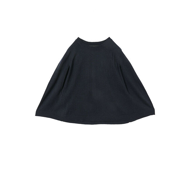 mizuiro ind「mizuiro ind ポンチョプルオーバー」|ニット・セーター|